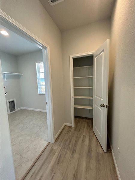 Storage Closet outside of Utility Room - Representative Photo Storage Closet outside of Utility Room - Representative Photo