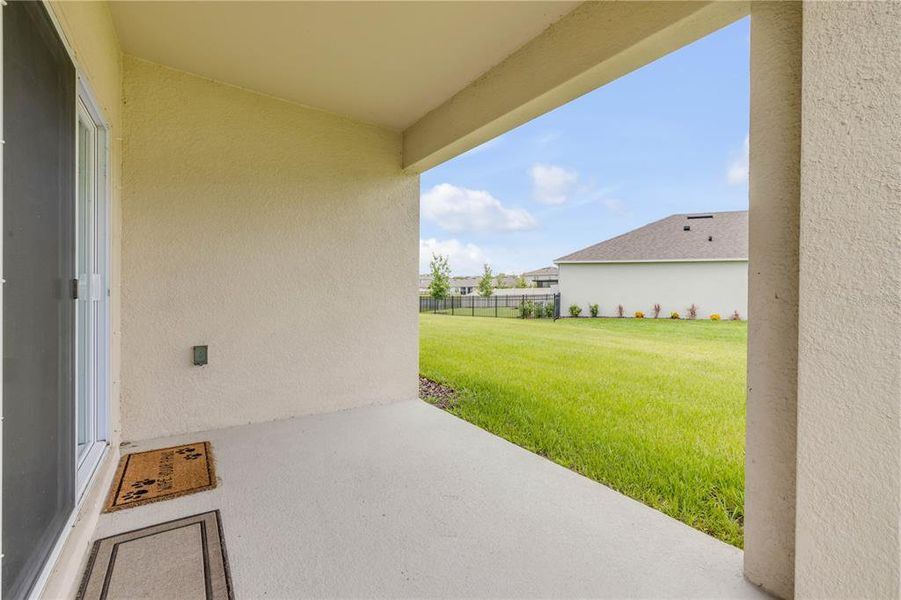 Exterior details and patio area of a home in , New Smyrna Beach (Image 3). Exterior details and patio area of a home in , New Smyrna Beach (Image 3).