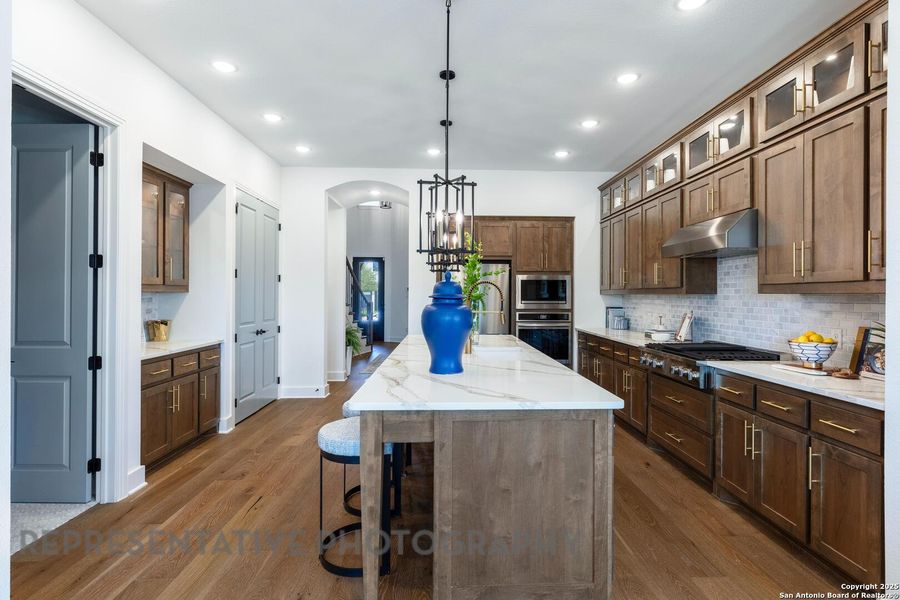 Furnished interior view inside a new home in Weston Oaks, San Antonio (Image 25). Furnished interior view inside a new home in Weston Oaks, San Antonio (Image 25).