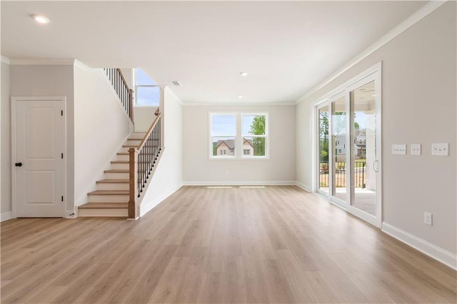 Spacious, unfurnished interior of a new home in Tiberon Woods, Cumming (Image 41).