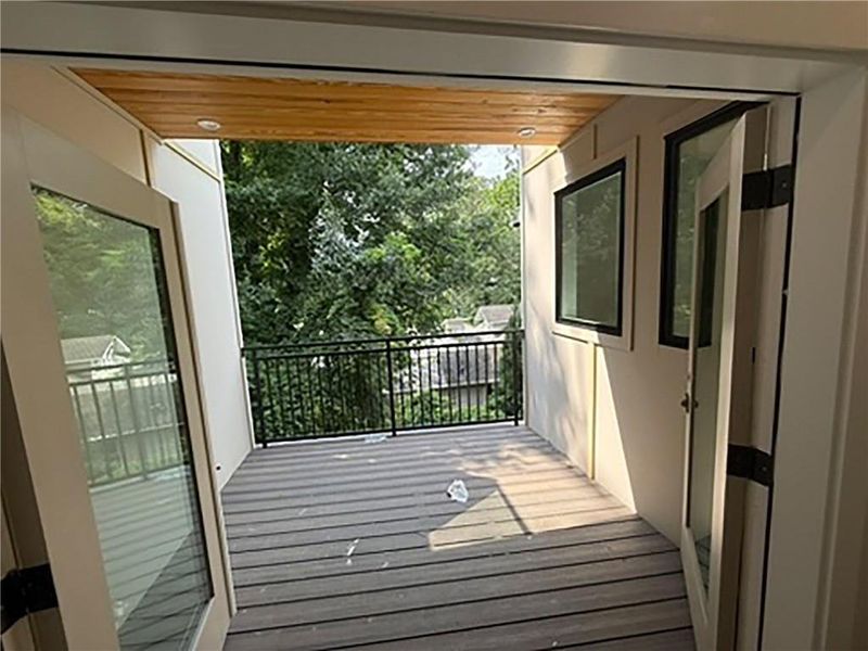 Exterior details and patio area of a home in , Atlanta (Image 18). Exterior details and patio area of a home in , Atlanta (Image 18).