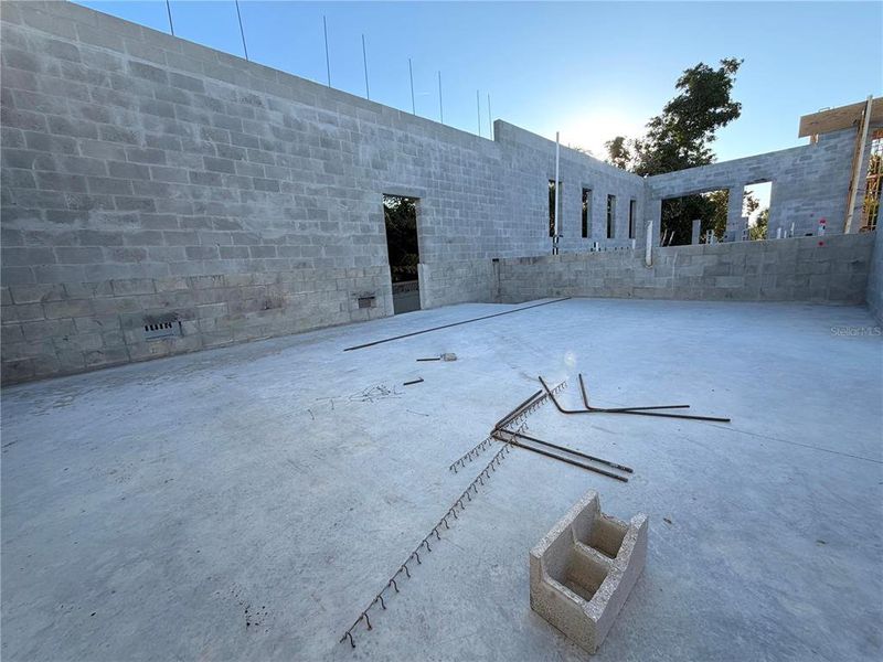 In-progress construction of a new home in , Sarasota, FL (Image 15).