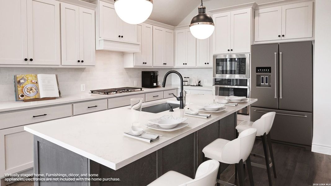 Furnished interior view inside a new home in Legacy at Lake Dunlap, New Braunfels (Image 10).