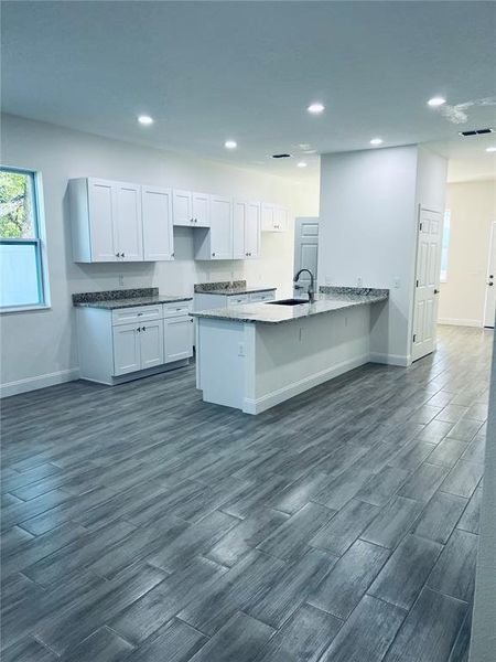 Open Kitchen view with family room