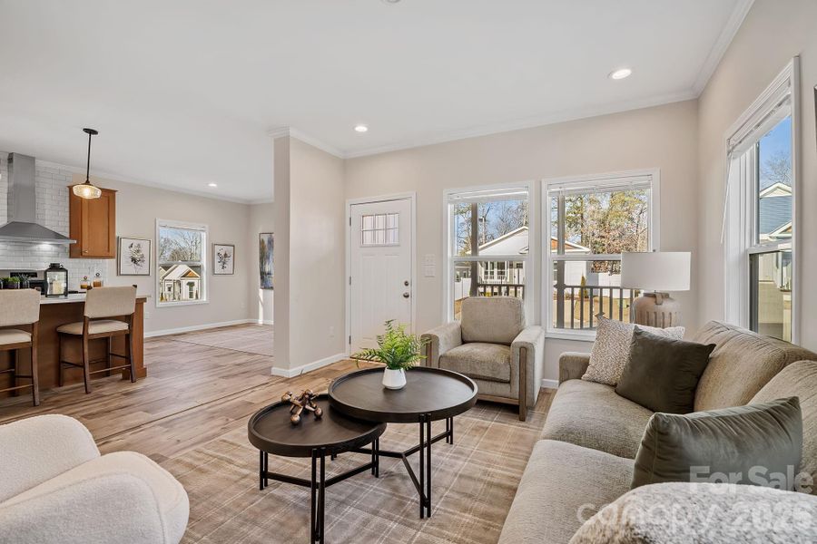 Furnished interior view inside a new home in , Asheville (Image 13).