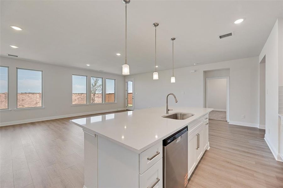Furnished interior view inside a new home in Arbors at Legacy Hills, Celina (Image 6). Furnished interior view inside a new home in Arbors at Legacy Hills, Celina (Image 6).