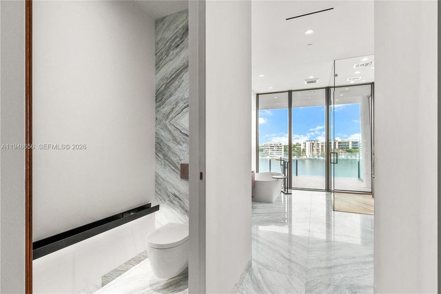 Furnished interior view inside a new home in , Miami (Image 7).
