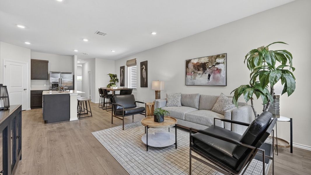 Representative furnished interior of a home built from the Denise by D.R. Horton in Arbor Trails North, Princeton (Image 6).