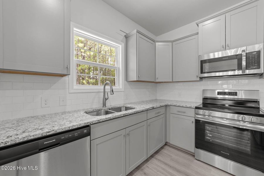 Furnished interior view inside a new home in Wood Creek, Leland (Image 3). Furnished interior view inside a new home in Wood Creek, Leland (Image 3).