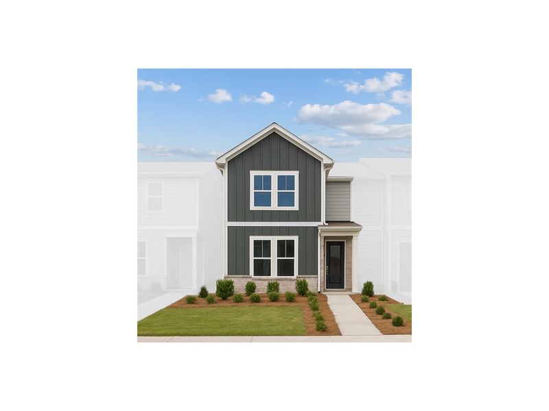 Exterior rendering of this home design in Stegall Village, Cartersville, GA (Image 2). Exterior rendering of this home design in Stegall Village, Cartersville, GA (Image 2).