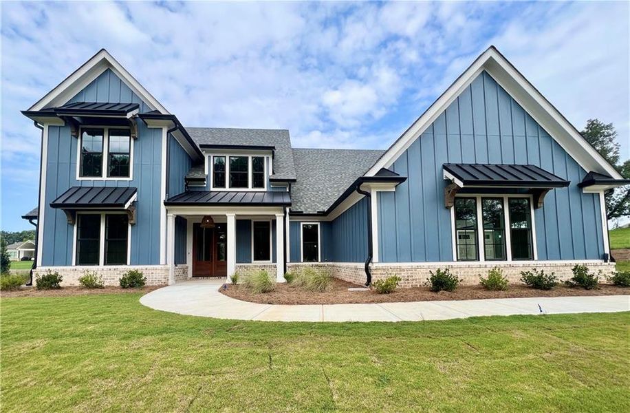 Front exterior of a new home in , Greensboro, GA, highlighting curb appeal (Image 27).