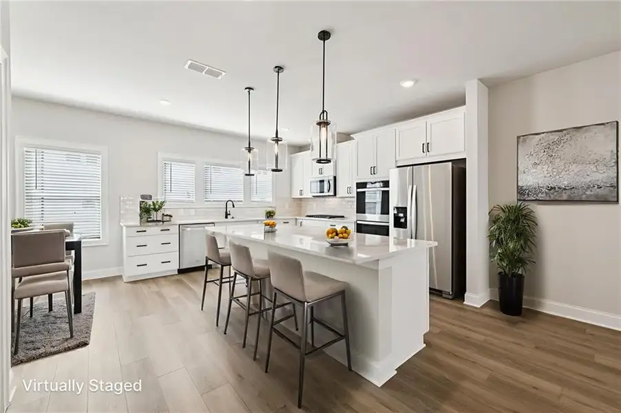 Furnished interior view inside a new home in , Lawrenceville (Image 14).