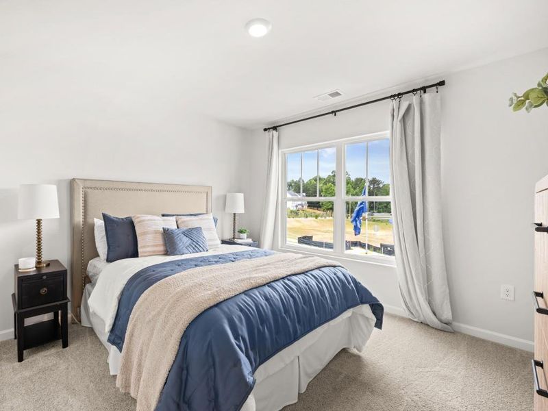 Furnished interior view inside a new home in Oaks at Cedar Grove, Fairburn (Image 15).