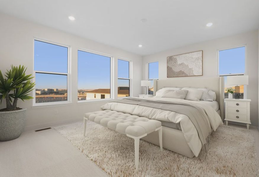 Homesite 315 Primary Bedroom - Virtually Staged - 7 of 18 Homesite 315 Primary Bedroom - Virtually Staged - 7 of 18
