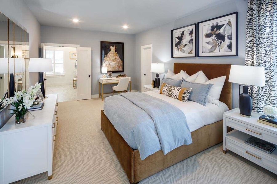 Representative furnished interior of a home built from the 222G by Highland Homes in Quail Hollow, Rockwall (Image 49).