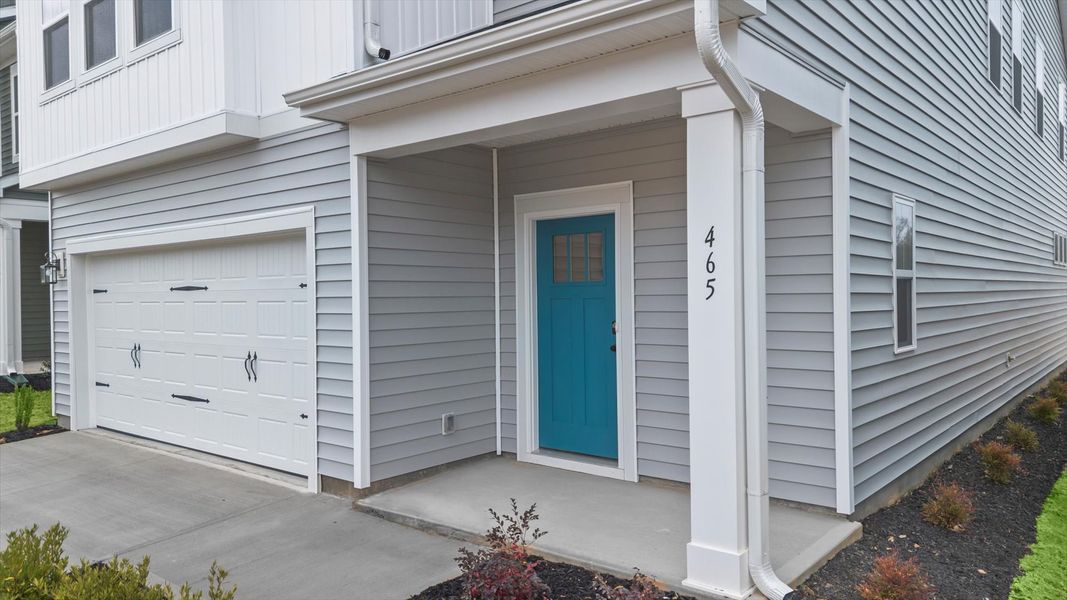Exterior details and patio area of a home in Harrier Point, Woodruff (Image 3).