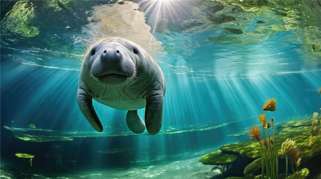 Manatees at Crystal River