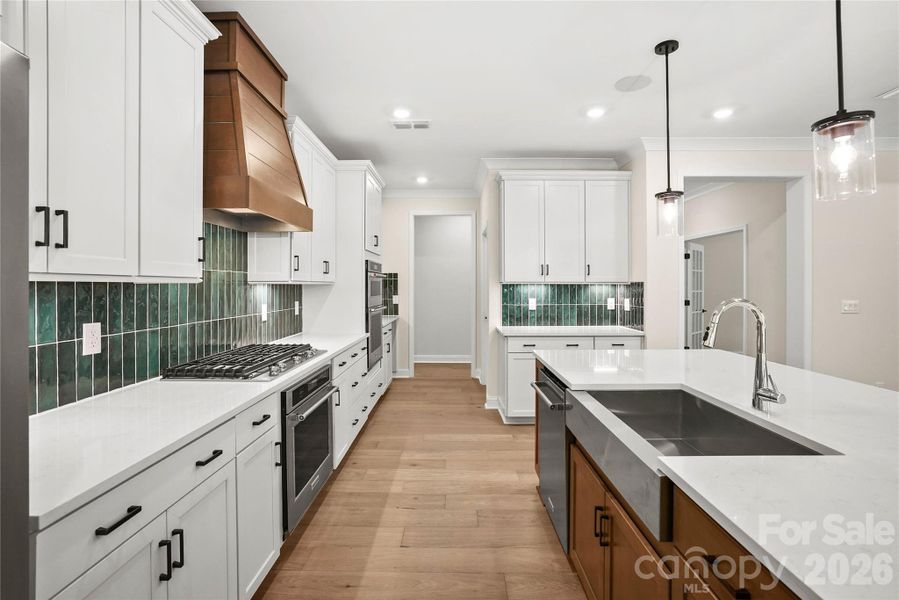 Furnished interior view inside a new home in Carolina Riverside, Belmont (Image 8).
