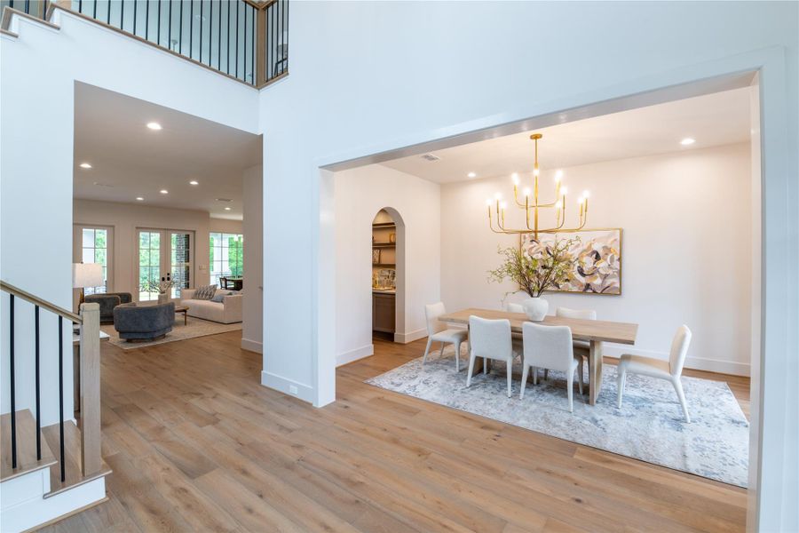 Furnished interior view inside a new home in , Spring (Image 7).