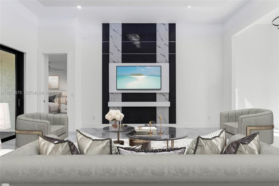 Furnished interior view inside a new home in , Cape Coral (Image 5).