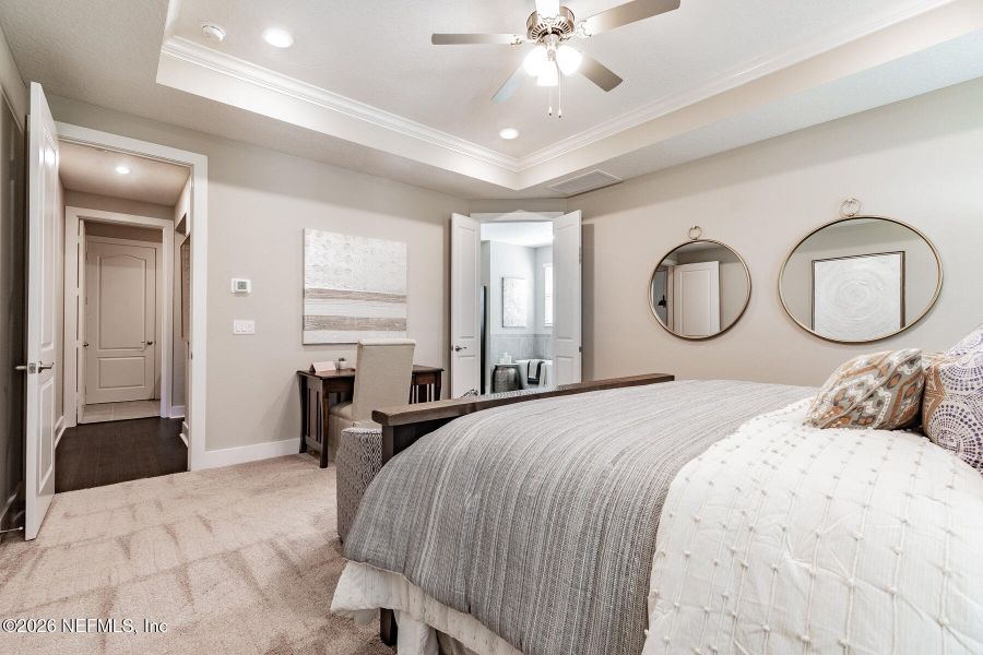 Furnished interior view inside a new home in , Hilliard (Image 23).