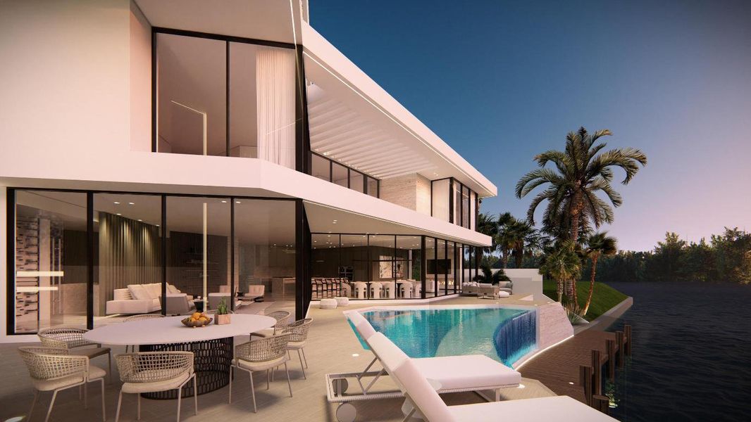 Backyard Pool and Dock