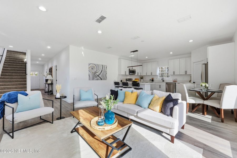Furnished interior view inside a new home in , Orange Park (Image 10).