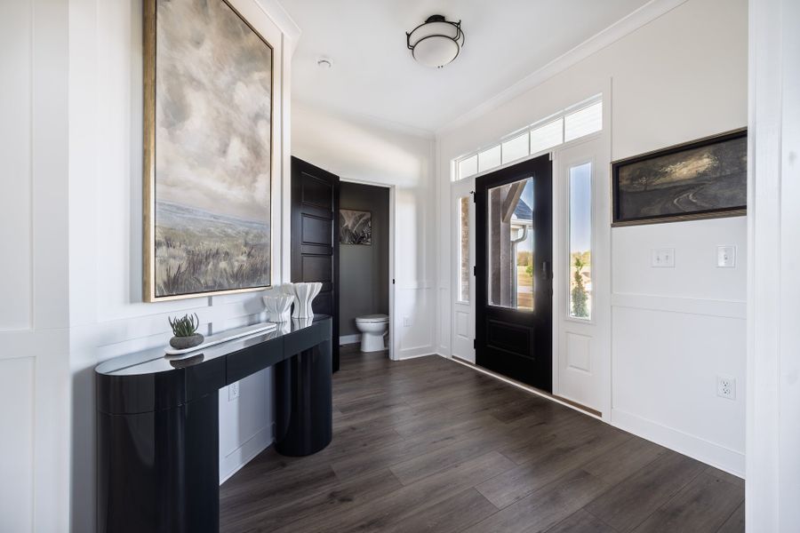 Representative furnished interior of a home built from the Blair by Fischer Homes in Twin Lakes, Hoschton (Image 7).