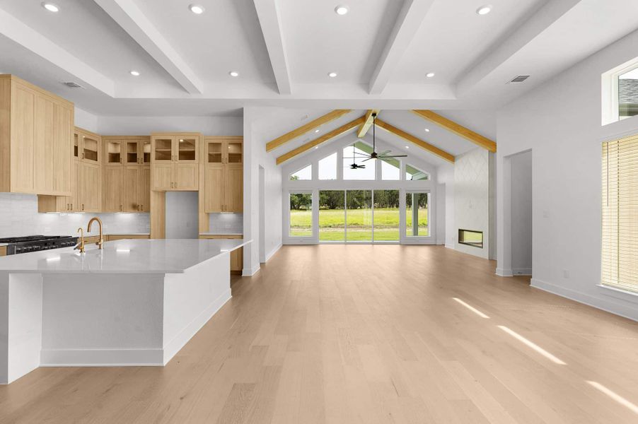 Image 12 representing the Franklin by Chesmar Homes in Feathergrass, Florence, TX.