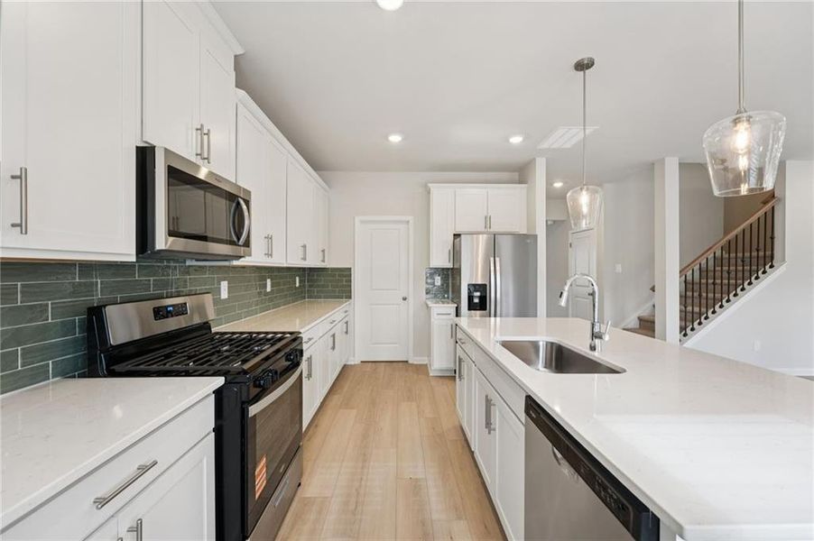 Furnished interior view inside a new home in Westmont Preserve, Powder Springs (Image 19).