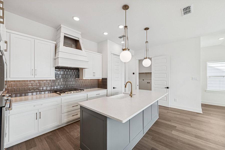 Furnished interior view inside a new home in Retreat at Oak Park, Houston (Image 2).