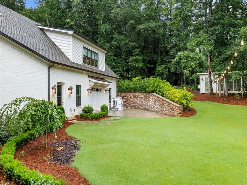 Front exterior of a new home in , Buford, GA, highlighting curb appeal (Image 33). Front exterior of a new home in , Buford, GA, highlighting curb appeal (Image 33).