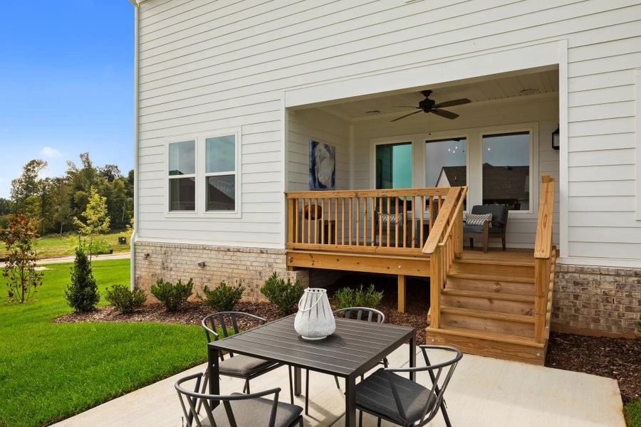 The Ashland Outdoor Living Area