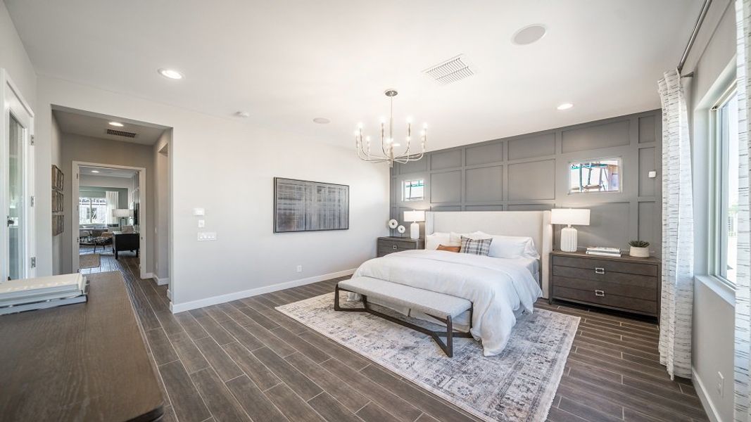 Furnished interior view inside a new home in Estrella, Goodyear (Image 28).