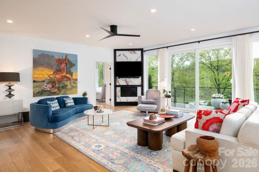 Furnished interior view inside a new home in , Asheville (Image 8).