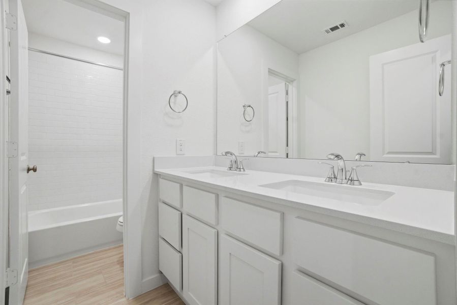 Furnished interior view inside a new home in Woodforest, Montgomery (Image 9).