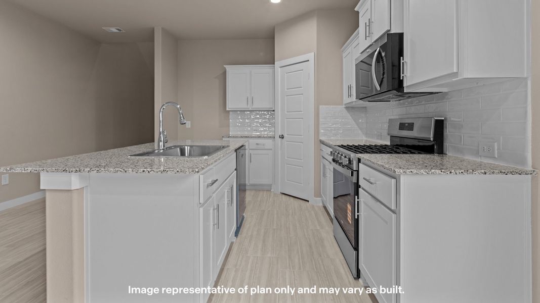 Furnished interior view inside a new home in Homestead at Parks Bell Ranch, Odessa (Image 6).