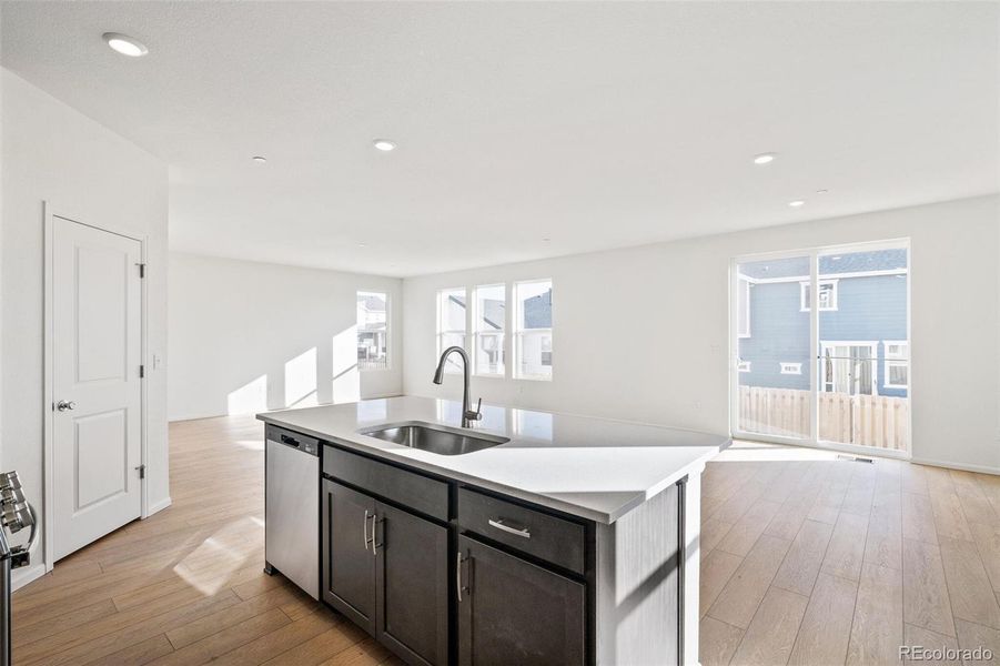 Furnished interior view inside a new home in Turnberry, Commerce City (Image 5).