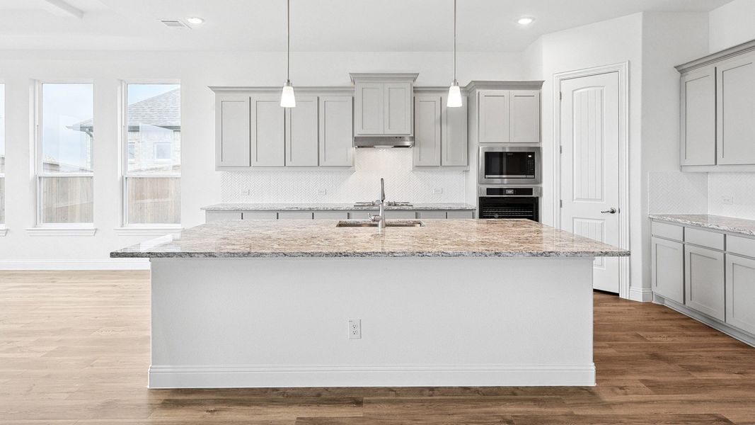 Representative furnished interior of a home built from the Princeton by DRB Homes in Brookewater, Rosenberg (Image 9).