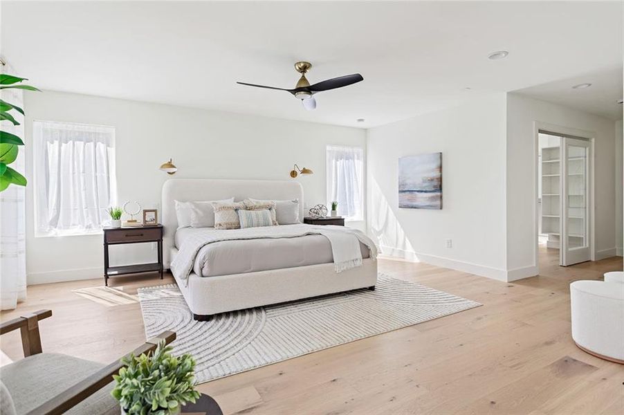 Furnished interior view inside a new home in , Atlanta (Image 15).
