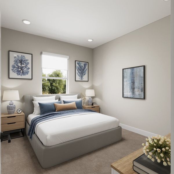 Representative furnished interior of a home built from the Summit by Taylor Morrison in Lake Bluff, Greeley (Image 11).