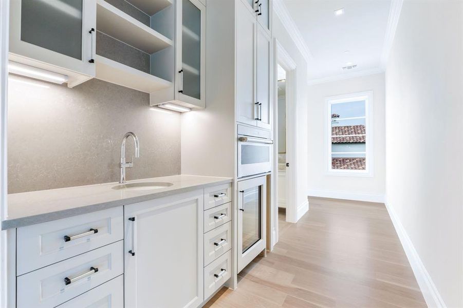 Butler's Pantry off of the secondary kitchen