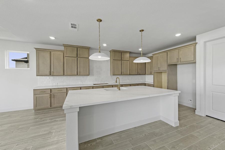 Furnished interior view inside a new home in Bridgeland, Cypress (Image 8).
