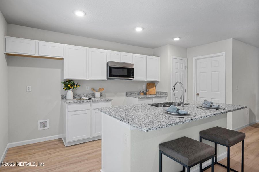 Furnished interior view inside a new home in , Jacksonville (Image 23).