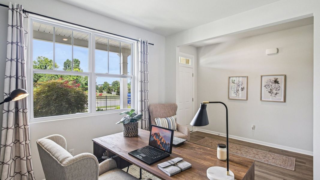 Furnished interior view inside a new home in The Parks, White House (Image 18).