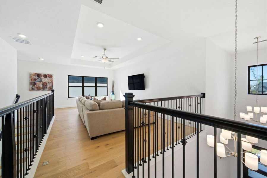 Furnished interior view inside a new home in Sienna, Missouri City (Image 29).