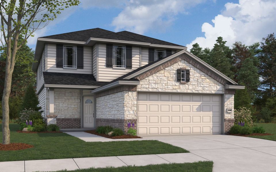 Rendering of floor plan. Colors and features may differ from shown representation. Rendering of floor plan. Colors and features may differ from shown representation.
