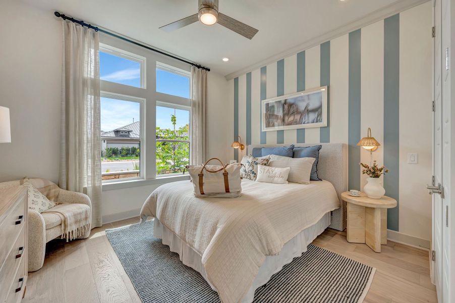 Representative furnished interior of a home built from the The Brackenbury by David Weekley Homes in Kissing Tree – Summit Series, San Marcos (Image 5).