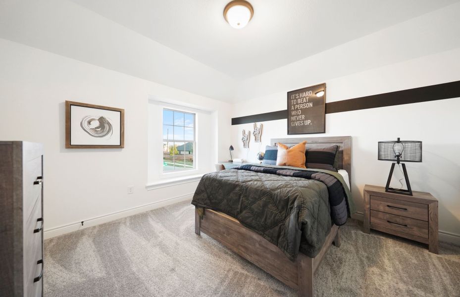 Representative furnished interior of a home built from the Hamilton by Pulte Homes in Montgomery Bend, Montgomery (Image 13).