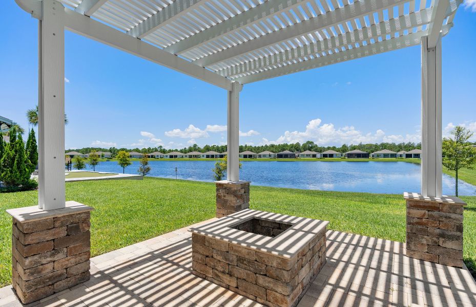 Representative exterior details of a home built from the Prosperity by Del Webb in Del Webb River Reserve, Spring Hill (Image 4).